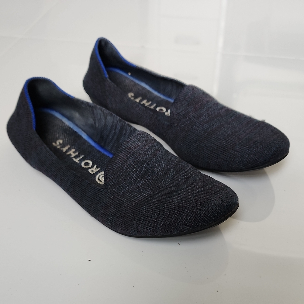 Rothy's Heather Navy The Loafers Round Toe